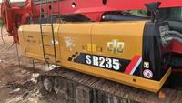 Machine de forage de puits modèle 2021 d'occasion, engin de forage hydraulique diesel SANY SR235, foreuse rotative sur chenilles d'occasion
