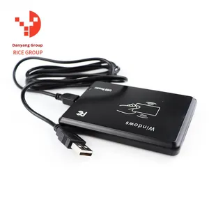Suministro USB sin controlador 125kHZ <span class=keywords><strong>RFID</strong></span> Lector de tarjetas inteligentes de baja frecuencia Acceso de control de acceso ABS con lector de identificación Escritor - Product Image 5