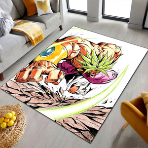 Venta al por mayor en Stock <span class=keywords><strong>Dragon</strong></span> <span class=keywords><strong>Ball</strong></span> Alfombras y esteras Diseño personalizado Moq 1 pieza de gran tamaño Anime Área Mat para sala de estar Dormitorio Baño - Product Image 1