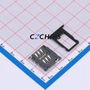 XDSM-0615-A012-B SIM Card Connector SMD Connector Whole Sale Electronic Component Chips Supplier & BOM Service - Product Image 2