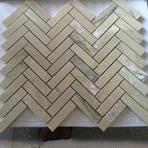 GGL <span class=keywords><strong>Stone</strong></span> Gray Herringbone Wall and Floor Tiles Water Resistant <span class=keywords><strong>Stone</strong></span> Design para Bedroom Kitchen Outdoor Decoration - Product Image 4