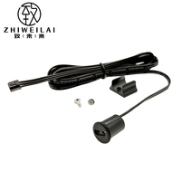 Interrupteur de porte à détection de mouvement IR U12 12V 24V pour armoire et placard, compatible avec système de contrôle centralisé, remplacement facile
