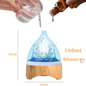 Vaporizador de Aceite Esencial Ultrasónico de 100 ml, Evaporador, Aromatizador, Mini Humidificador de Aire Portátil, Difusor de Aroma - Product Image 6