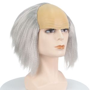 Anxin Nouveau Produit Perruques Cosplay Cheveux Synthétiques Courts Moelleux Rouge <span class=keywords><strong>Clown</strong></span> <span class=keywords><strong>Horreur</strong></span> Halloween pour Hommes Adultes - Product Image 6