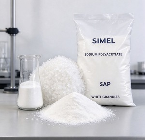 SIMEL Poliacrilato de Sodio PAAS, Polvo Blanco CAS 9003-04-7, Grado Cosmético, Espesante y Estabilizador para Materiales Primos para el Cuidado de la Piel - Product Image 1
