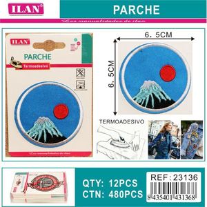 Patch ILAN 6,5x6,5 cm Termoadesivo per Abbigliamento - Product Image 1