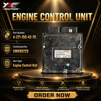 Module de commande du moteur d'occasion ECU A2711504279 5WK90729 pour Mercedes Benz M271, ordinateur de voiture d'origine authentique