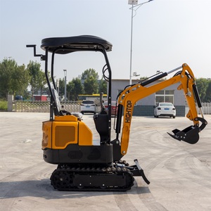 Hoge specificaties 1 ton minigraafmachine HT10G met topcilinderontwerp, nieuw dashboard en voetpedaal - Product Image 4