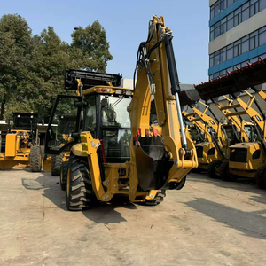 Retroexcavadora de ruedas Cat 420F de 7 toneladas usada, popular y en venta, con caja de cambios, motor y bomba - En perfecto estado de funcionamiento para video de referencia - Product Image 6