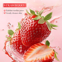 Sel de Bain Exfoliant Vitamine C Fraise Tricolore Hydratant et Exfoliant à Granules Fines pour Peaux Rêches – Vente en Gros