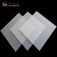 Plaques en plastique transparentes importées HUASHUAITE Virgin Lucite de 4 mm d'épaisseur, feuilles acryliques flexibles en PMMA pour diffuseur de lumière LED