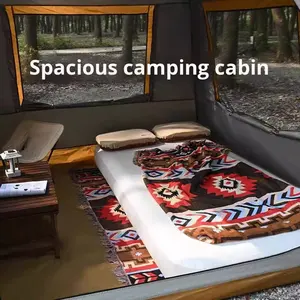 เต็นท์เป่าลมพับได้แบบพกพาสำหรับเด็กเต็นท์แบบอัตโนมัติสำหรับเด็กสี่ฤดูกันน้ำ225x225x190ซม. ผ้าออกซ์ฟอร์ด - Product Image 4