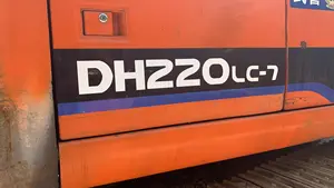 Подержанный экскаватор doosan DH220LC-7 22 тонны Подержанный оригинальный гидравлический экскаватор doosan 225300