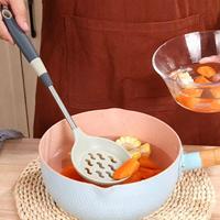 Set Peralatan Dapur Silikon 8 Buah Grosir, Gagang Stainless Steel dengan Pegangan TPR Lembut, Alat Masak Aman untuk Dapur Rumah