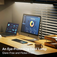 Lampe de bureau LED à 5 modes d'éclairage, ultra large, à clipser, pour la réparation automobile