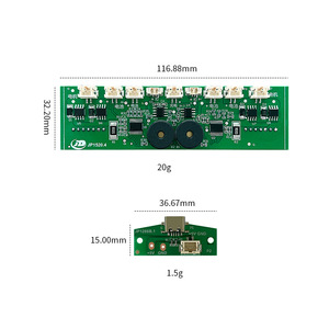 แผงควบคุมเครื่องซักผ้าขนาดเล็ก Jabil Technology JP1520.4 พร้อมพอร์ต USB จอแสดงผลคู่ PCBA อะไหล่เครื่องใช้ไฟฟ้าอัจฉริยะสำหรับบ้าน - Product Image 3