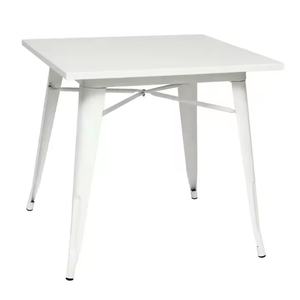 Thiết Kế Mới Vuông Ngoài Trời Bàn Cà Phê Phổ Biến Kim Loại Vườn Bàn Ăn Hiện Đại Đơn Giản Bàn Ăn - Product Image 1