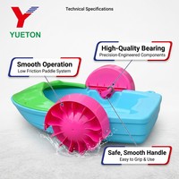 Enfants et famille taille été eau amusant jeu en plastique main pagaie bateau à rames eau pagaie bateaux à vendre