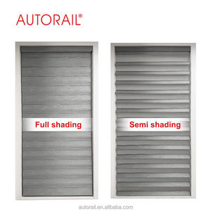 電動式完全遮光バタフライブラインド リモコン付き 高品質窓用シアーシェード 寝室用 - Product Image 4