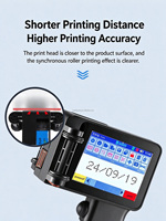 Mini imprimante à jet d'encre portable à écran tactile, séchage rapide, machine de codage de date d'expiration pour cartes, étiquettes, logos, plastique