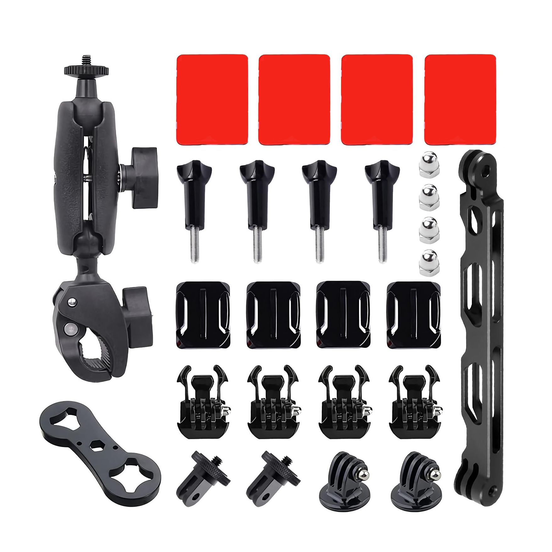 Insta360 Motorcycle Bundle Complete Mounting Kit Other Camera Accessories for for GoPro Insta360 Mi SJCAM DJI AKASO