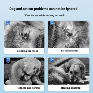 犬用30g耳脱毛パウダー犬用猫耳クリーニング耐久性プラスチックかゆみ軽減ペットケア用バスルーム用 - Product Image 3