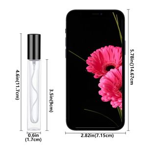 2ml-<b>10ml</b> Customizable Capacity Empty Perfume Spray <b>Bottles</b> with Screen Printing and Pump Sprayer Glass Material - Product Image 2
