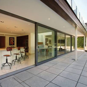 Phong Cách Châu Âu Khung Đen Thiết Kế Đơn Giản Noiseless Nhôm Kính Trượt Cửa Sổ/Cửa Sổ - Product Image 2