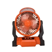 Ventilateur solaire portable multifonctionnel à prix d'usine, rechargeable par USB, LED, étanche IP65, batterie 10000mAh pour les urgences