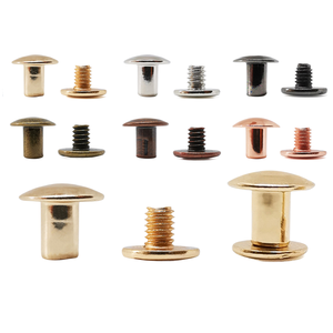 Fuente de mercancía, remaches para madre e hijo, cuaderno de contabilidad, álbum de tornillos, interconexión, clavos cruzados de cobre en forma de arco - Product Image 1
