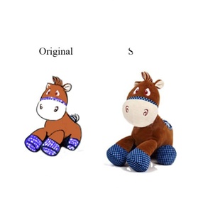 CustomPlushMaker ตุ๊กตาสัตว์นุ่มนิ่มทำจากใยฝ้าย PP ปักลายตามสั่ง ราคาถูก น่ารัก รูปวัว ผลิตโดย OEM - Product Image 1