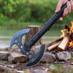 Multiherramienta Industrial doble hoja Camping <span class=keywords><strong>hacha</strong></span> Tomahawk plástico supervivencia táctica <span class=keywords><strong>madera</strong></span> tala <span class=keywords><strong>hacha</strong></span> - Product Image 4