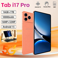Tablet I17 Pro en Oferta, 10.1 Pulgadas, Android 15, 16GB+1TB, Wi-Fi, GPS, Navegación, 5G, Tablet PC para Juegos y Aprendizaje