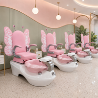 Chaise de pédicure spa pour enfants 2026, design mignon de dessin animé, professionnelle, avec hydrojet, pour salon de beauté pour enfants