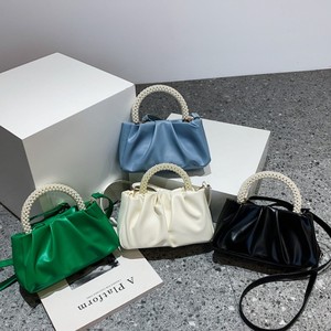 Pure <strong>Colour</strong> 2024 Summer New Women's Soft PU Leather <strong>Handbag</strong> Cheap Durable Crossbody Shoulder Bag - Product Image 1