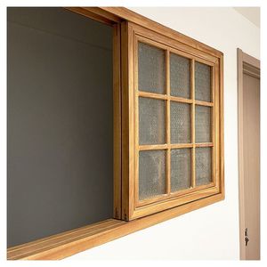 Orient vendita calda isolamento termico Airproof ad arco superiore rotondo mezzo Design decorazione <span class=keywords><strong>finestra</strong></span> <span class=keywords><strong>in</strong></span> <span class=keywords><strong>legno</strong></span> massello naturale - Product Image 2