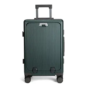 Bagaglio a mano nuovo PC bagaglio aperto anteriore 20 "bagaglio a mano valigia portatile porta portatile porta-tasca Trolley valigia da viaggio