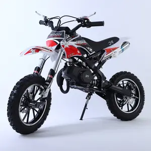 Mini Scooter 49cc 2-Takt Benzine Power Kids Dirt Pit Fiets Mini Motorfiets Voor Tieners