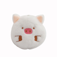 Porte-clés personnalisé avec pendentif en forme d'animal mignon pour sac de voiture Porte-clés cochon en peluche doux Kawaii Jouets