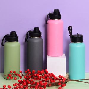 Botella de Agua Deportiva de Acero Inoxidable con Aislamiento, Color Estándar, Logotipo Personalizado, Venta al por Mayor para Gimnasio, con Pajita - Product Image 3