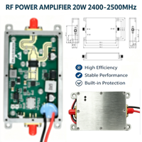 Module amplificateur de puissance RF 20W 2400-2500MHz 2.4GHz 43dBm haute efficacité pour communication sans fil PA 2.4-2.5GHz CE-YNX-PM-24252SD