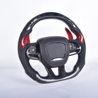 Volant en fibre de carbone pour améliorer l'apparence des Dodge Charger RT Challenger Durango SRT 392 Jeep Cherokee Trackhawk