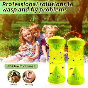 Trampa retráctil para moscas, atrapaavespas de doble propósito, trampa para insectos voladores para exteriores, para control de plagas en jardines y granjas - Product Image 4