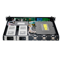 Hengchi HCEA-8*19dB-W SC Optik Amplifikatör 8 Port Çıkış 1550nm EDFA 19dBm PON WDM CATV