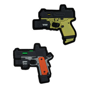 Patch tactique sportif en caoutchouc 3D PVC pour vêtements d'extérieur, à décorer avec un badge à crochet - Product Image 1