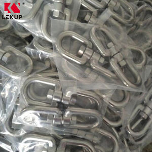 Fournisseur chinois de quincaillerie de rigging : Émerillons pour œillets et crochets, Émerillons d'ancrage à double extrémité, Émerillons de chaîne en acier inoxydable - Product Image 6