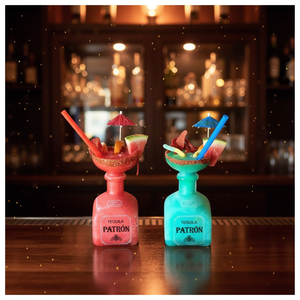 Vaso de <span class=keywords><strong>Margarita</strong></span> con Forma de Botella de Tequila Mini <span class=keywords><strong>Patron</strong></span> de 750 ml, Vaso Gigante Novedoso con Colores y Logotipo Personalizables - Product Image 3