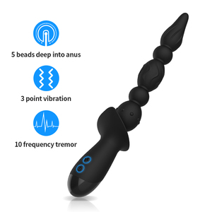Juguete Sexual, Entrenador Anal con Vibración, Tapón Anal para Entrenamiento, para Hombres, Mujeres <span class=keywords><strong>y</strong></span> Parejas, Juguetes Sexuales, Estimulador Anal de Clítoris <span class=keywords><strong>y</strong></span> Punto <span class=keywords><strong>G</strong></span> - Product Image 2