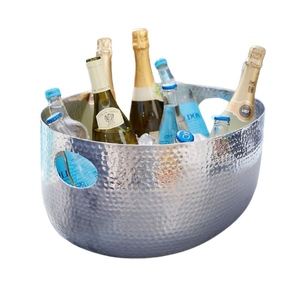 Bonne baignoire refroidisseur de bière/vin avec support en fer Fabricant en gros Bouteille de bière Fournisseur de baignoires à boisson en cuivre - Product Image 5