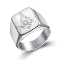 Edelstahl Schmuck schwarz Farbe Blank Ring für Design selbst Masoni Design Ring für Männer MSR 012